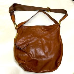 Fossil brown leather bag